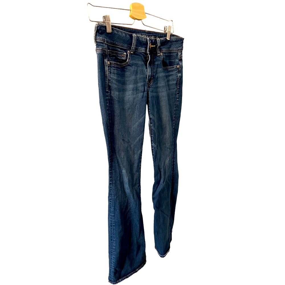 Women’s American Eagle Jeans - Super Stretch - Dark Blue - Size: 4